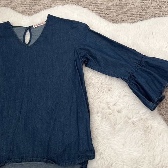 Soft denim top - Picture 4 of 4